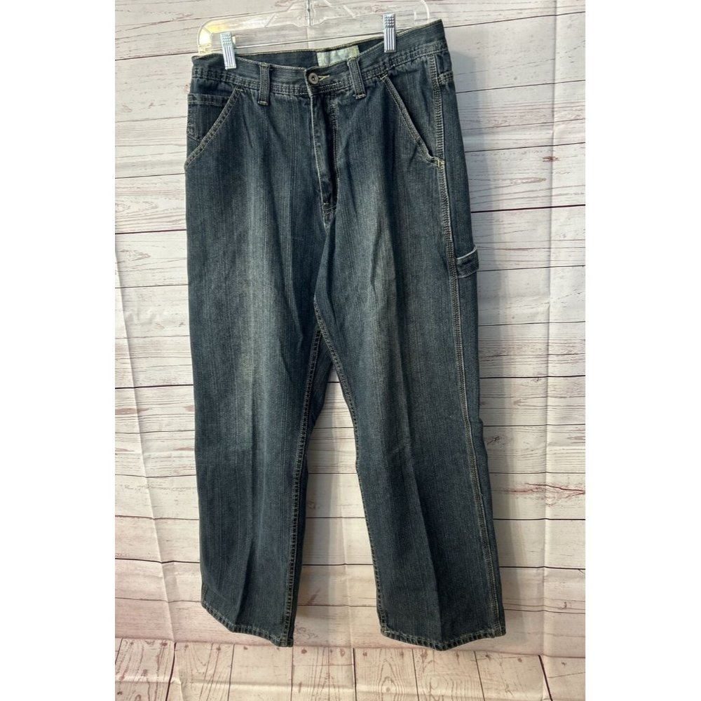 Outdoor Outfitters mens carpenter work pants Jeans Tag size 34x30 Dark Blue Wash